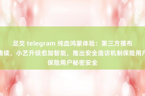 足交 telegram 纯血鸿蒙体验：第三方摆布也可跨端赓续，小艺升级愈加智能，推出安全造访机制保险用户秘密安全